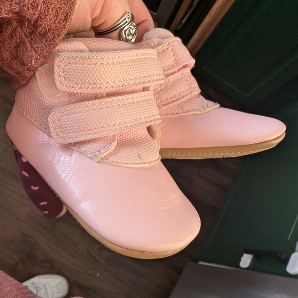 Carter's Pink Kids Boots with Velcro - Picture 3 of 5